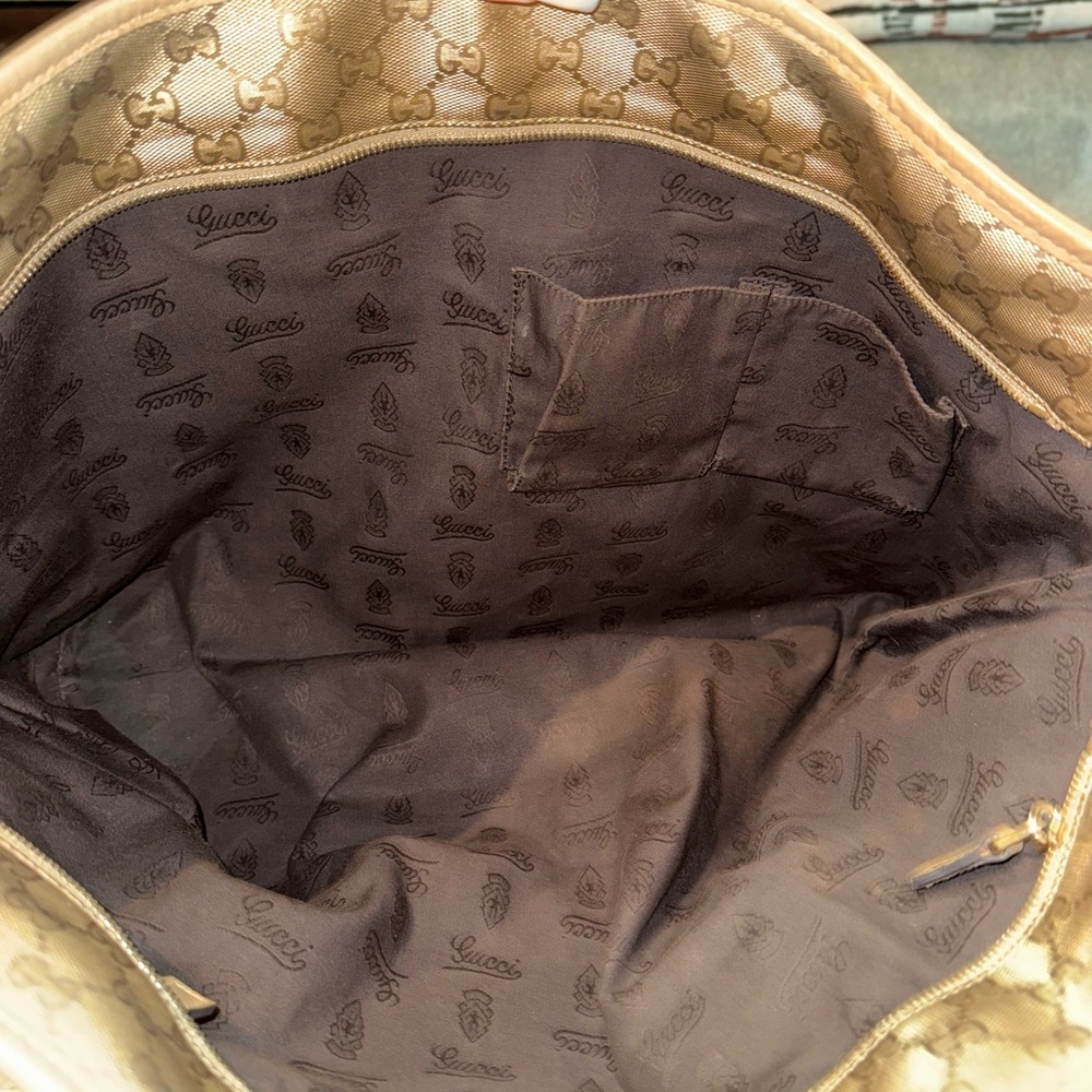 PRICE DROP!!! GUCCI GOLD IMPRIME GG Monogram - Picture 9 of 14